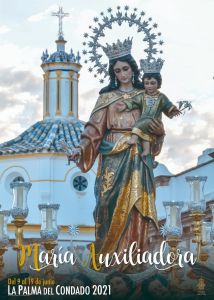 Cartel de las Fiestas de María Auxiliadora en La Palma del Cdo Cartel de las Fiestas de María Auxiliadora en La Palma del Cdo