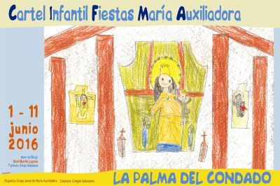 Cartel Infantil de Las Fiestas de María Auxiliadora Cartel Infantil de Las Fiestas de María Auxiliadora