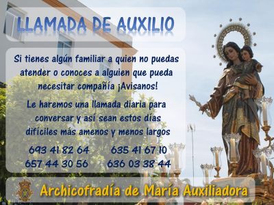 Llamada de auxilio por los que están solos Llamada de auxilio por los que están solos
