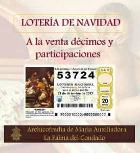 Lotería de Navidad de La Archicofradía de María Auxiliadora Lotería de Navidad de La Archicofradía de María Auxiliadora