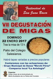 VII Degustación de Migas de San Juan Bosco VII Degustación de Migas de San Juan Bosco