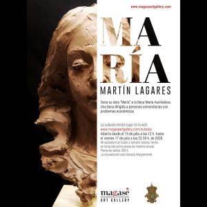 Martín Lagares subasta su obra "María" para la obra social de La Archicofradía de María Auxiliadora Martín Lagares subasta su obra "María" para la obra social de La Archicofradía de María Auxiliadora